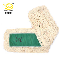 Wanlilong brand flat dust push cover hotel shopping mall hospital factory universal replacement cotton thread large mop head thickening