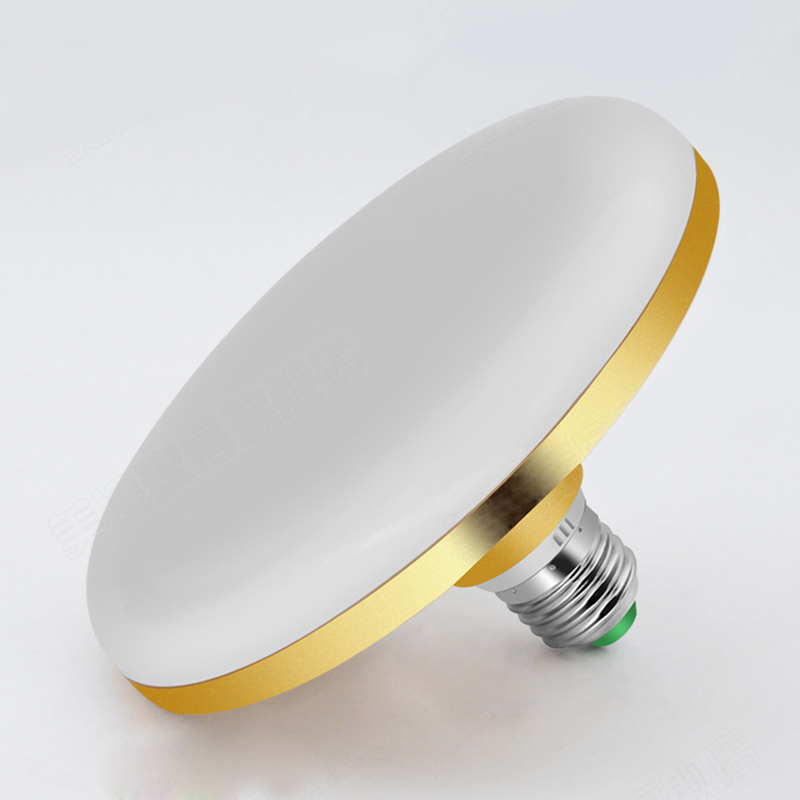 Led flying saucer lamp white light flying saucer lamp led super bright e27 screw mouth energy-saving lamp home high-power ball bulb 50w