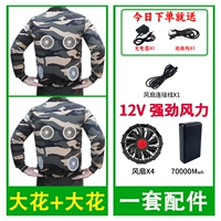 [12 В сильный ветер 70 000] 2 куска больших цветов+1 набор аксессуаров четыре фаната