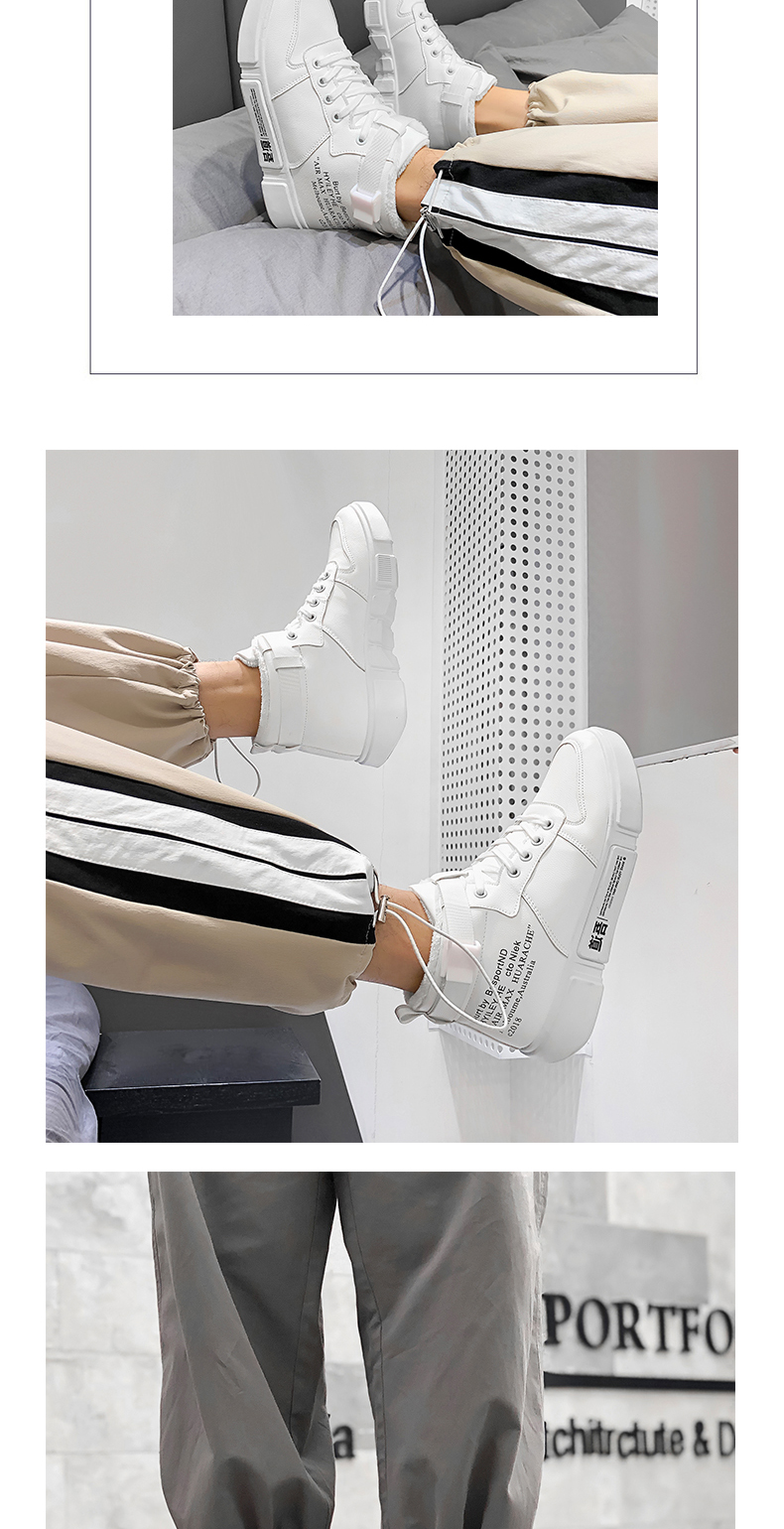 Giày cotton mùa đông ấm và nhung dày Giày cao cổ nam Giày đế mềm Phiên bản Hàn Quốc của xu hướng giày thể thao trẻ trung boots nam cổ cao