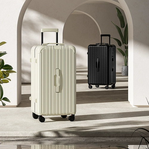 Ретро большой чемодан с молнией подходит для мужчин и женщин, 32 дюймов