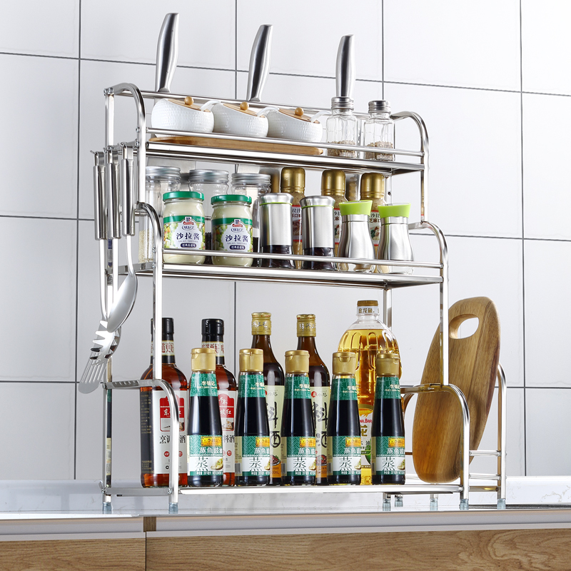 Kitchen shelving free of punch floor style home seasonings Supplies Grand total theorizer tool holder Rack Containing Deck shelf