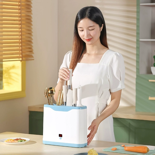 Универсальный нож, антибактериальная разделочная доска, антибактериальные палочки для еды, система хранения