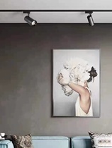 Dunmei LED track spotlight cob rail 32w40w clothing store background wall gallery exhibition hall shopping mall slide light