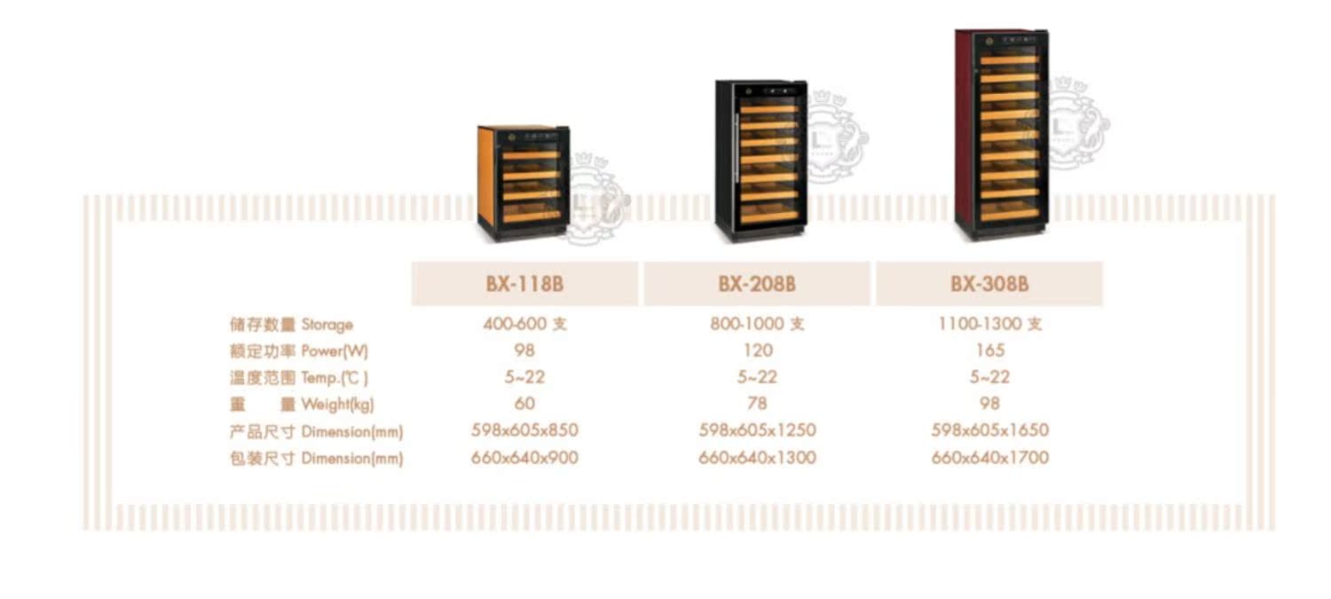 tủ rượu phòng khách gỗ Máy nén rượu BX118B nhiệt độ và độ ẩm không đổi tủ khói tủ trà log nhiệt trang trí tủ rượu