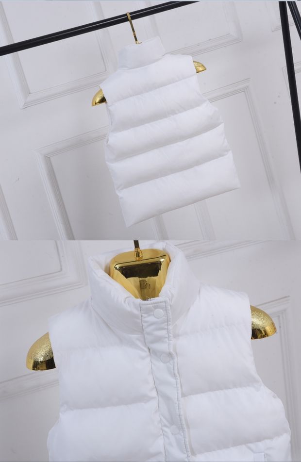 Cô gái vest mùa đông quần áo trẻ em dày lên bông cotton cha mẹ trẻ em cotton mùa thu chàng trai Hàn Quốc cô gái vest thủy triều váy trẻ em