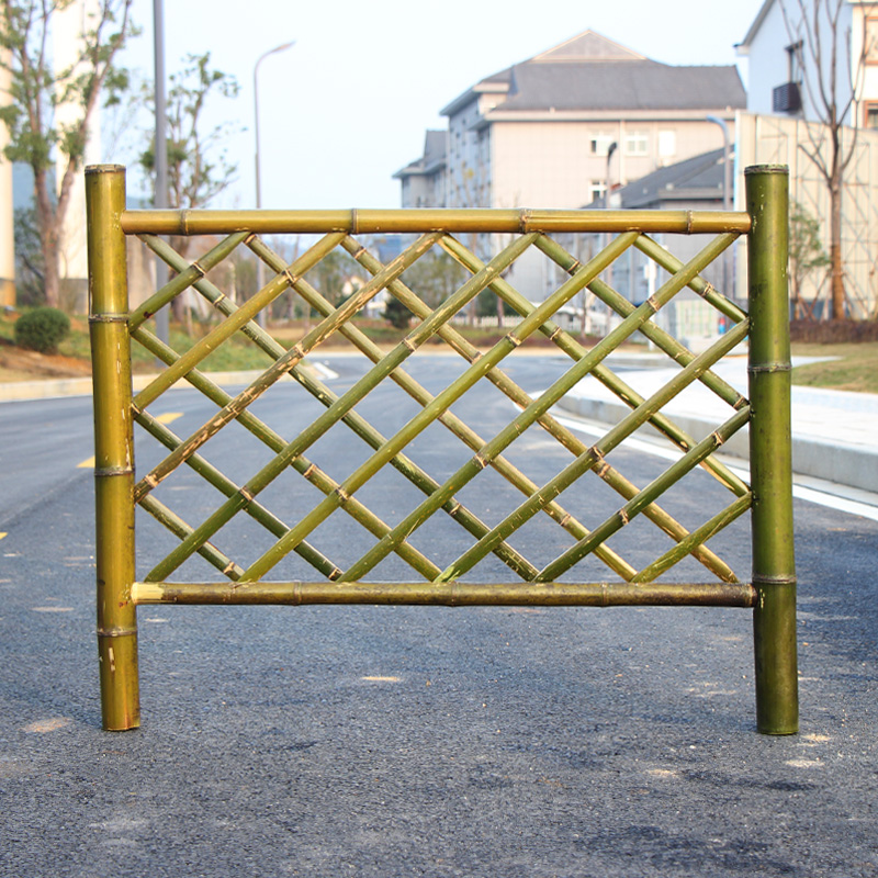 Bamboo fence fence outdoor garden partition courtyard bamboo fence bamboo fence fence Xinnong country house decoration