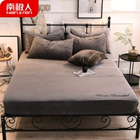 Nam Cực dày giường nhung Mikasa pha lê mảnh thoải mái và ấm nhung san hô thêu bedspread bộ giường giường doanh nghiệp Simmons - Trang bị Covers Ga chun Everon