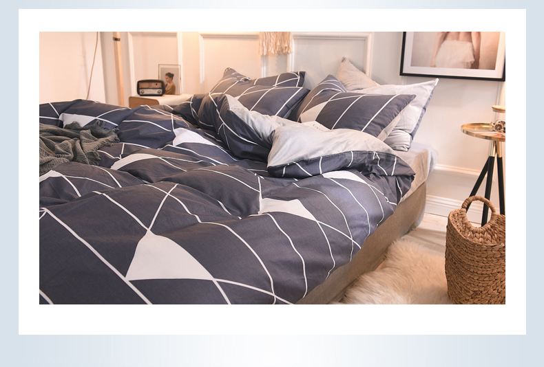 Nam Cực Bốn thiết lập bộ đồ giường vào nguồn cung cấp 1.8m đôi chức năng loại B Một gia đình cotton nhung bốn - Bộ đồ giường bốn mảnh chăn ga gối đệm cute