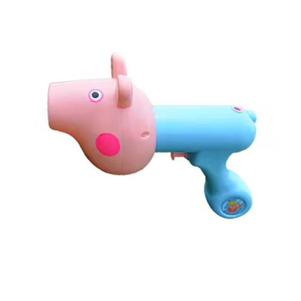 Pepe pig đồ chơi pig water gun Peggy trẻ em bé ba lô bãi biển đuối nước súng kéo công suất lớn