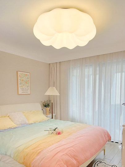 Zhongshan Beleuchtung Schlafzimmerlampe Hauptschlafzimmer Creme Stil Deckenlampe Wolke Kürbis Laterne modern einfach 2025 neuer Stil