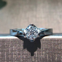 fuzhou university 1 karat children DE diamond ring counter natural genuine diamond custom solves the proposed wedding ring