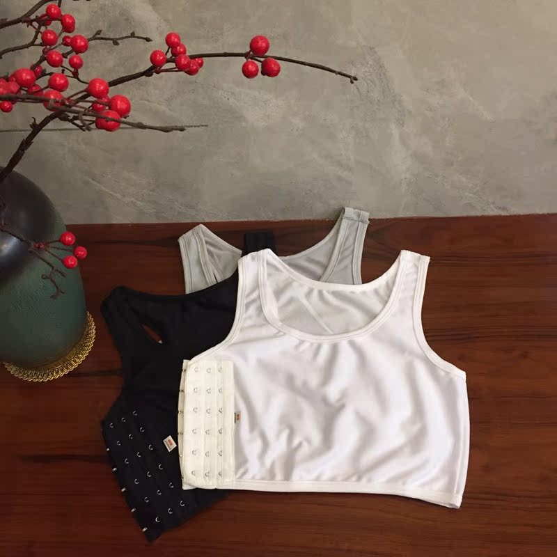 Les tt corset short vest underwear female plastic chest strengthen big chest small cos student sports tube top