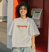 norybrand Зубная щетка с круглым воротником подходит для мужчин и женщин, ретро универсальная базовая хлопковая футболка, короткий рукав, оверсайз