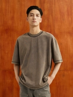 NGOARMY (Norybrand) 23SS Anti -Sewing Design Densor Wash for Old No Logo Short -Sleeved CleanFit