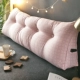 giường dài gối đầu giường bọc tatami đỏ tam giác sofa phòng ngủ đôi đệm gối tựa lưng lớn ròng - Trở lại đệm / Bolsters Chăn gối văn phòng 2 trong 1