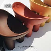 Nordic designer chair elephant leg Net red lazy man light luxury single sofa chair small apartment outdoor leisure single chair