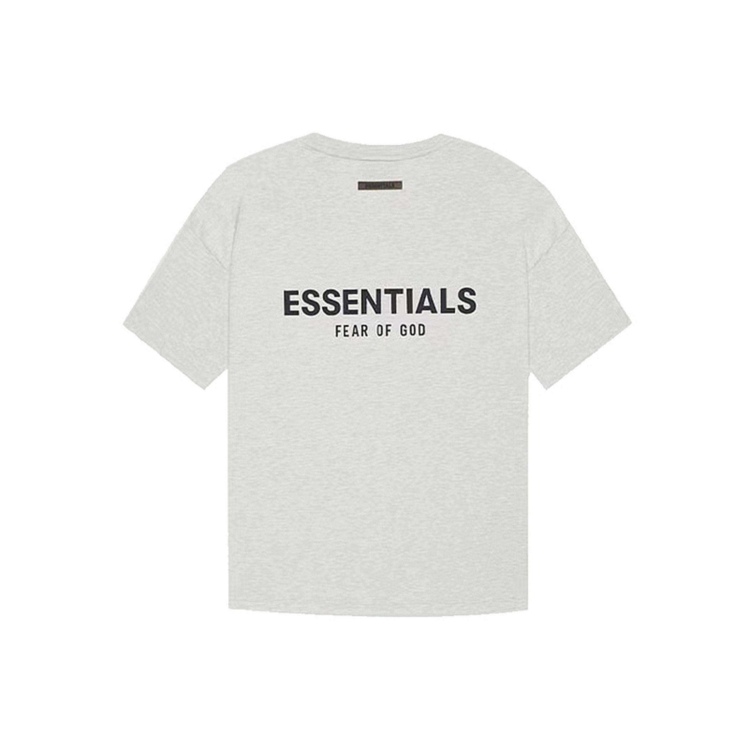 Имеется в наличии высококачественный товар Fear of God FOG Essentials 21ss за письмо logo короткий рукав Футболка мужской, essentials fog fear of god 