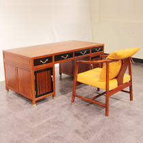 Hedgehog Purple Sandalwood Desk Solid Wood Furniture Writing Desk Desk Chinese Fancy Pear Wood Book House Computer Desk