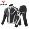 Duhan motorcycle riding suit Men's summer breathable mesh racing suit suit Drop motorcycle clothing Motorcycle travel riding suit