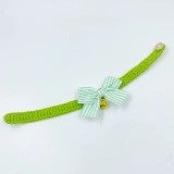 Чокер ручной работы, плетеный шарф с бантиком, мягкий колокольчик, милый кролик, аксессуар, кот