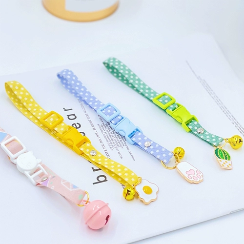 Чокер, регулируемый колокольчик, галстук-бабочка, аксессуар в форме цветка, милое ожерелье, кот, на удачу, котенок