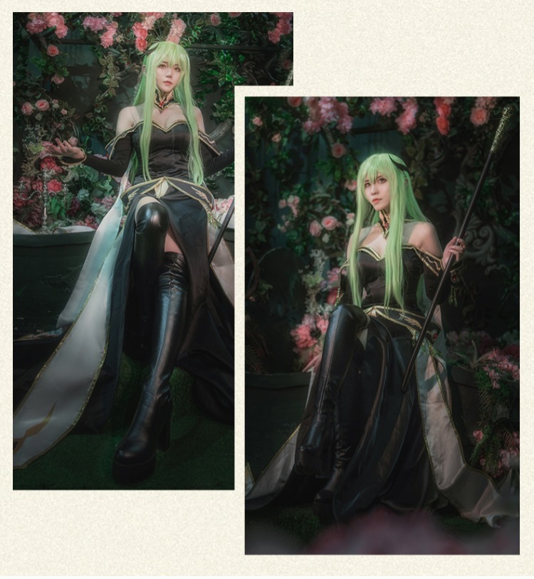 Spot Uwowo Youwowo Rebel Lulu Xiu Nổi loạn Lelouch CC Nữ hoàng Cosplay đồ cosplay anime