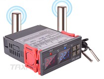 STC-3008 computer digital display intelligent dual control electronic thermostat Dual display dual temperature adjustable thermostat switch