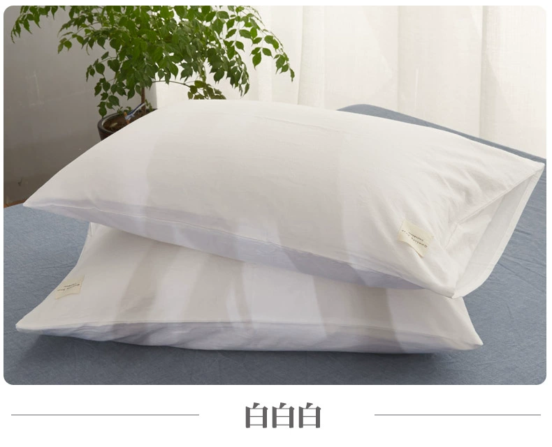 Vỏ gối bằng vải cotton chất lượng tốt Một cặp bông đơn cho người lớn 48 74cm