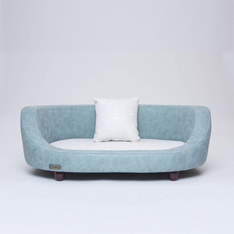 Little Prince Aisha Queen pet sofa kennel in large dog bed with cushion Golden Retriever Labrador Shiba Inu