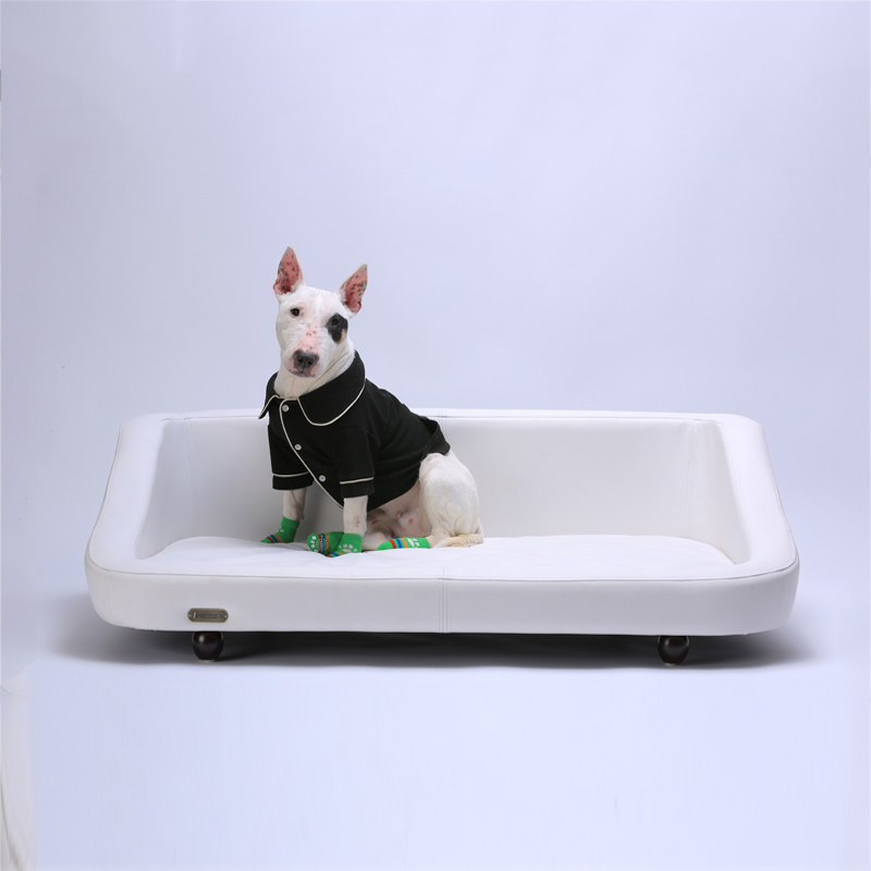 Small Prince Star Red White Elves Full Leather Pet Cat Kennel Sofa Bed Sofa Bed Summer Large Small Four Seasons Waterproof Samo