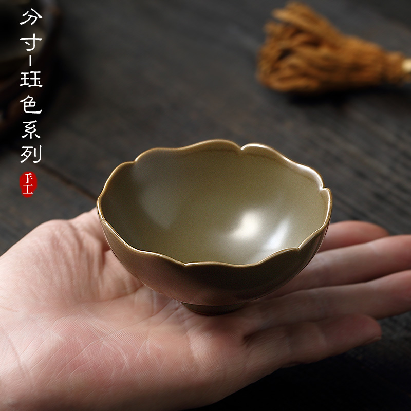 Cloud YunJue color master jingdezhen ceramics by hand cups individual sample tea cup single cup from the lamp that does not open