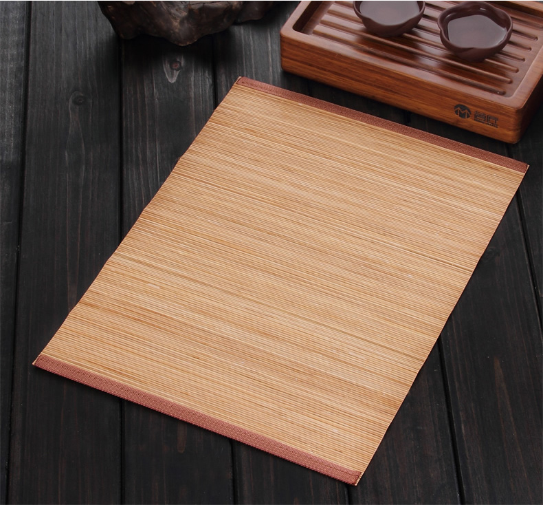 Bộ Trà Kung Fu Tre Xi Rong Xi Tre Đăng Trà Mat Tre Mat Tre Rèm Tre Cup Mat Tấm Trà Bảo Vệ Scratch