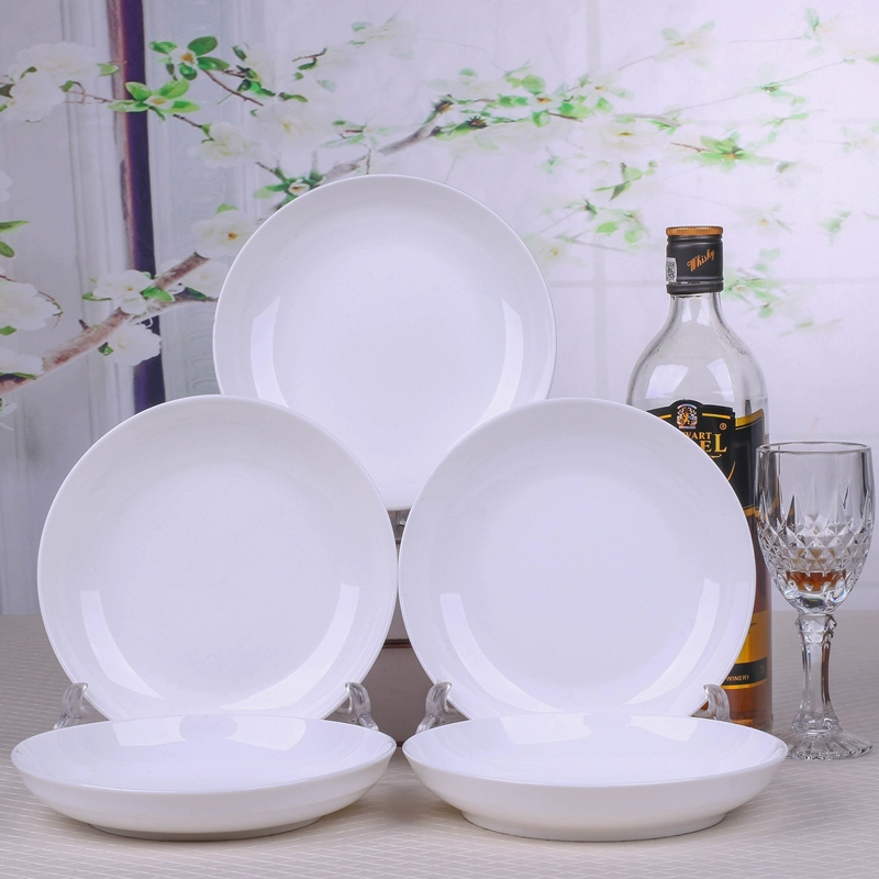 5 Túi Hộ Gia Đình Tấm Gốm Jingdezhen Đĩa Sâu Tấm Món Ăn Đĩa Trái Cây Lò Vi Sóng Bộ Đồ Ăn Kết Hợp