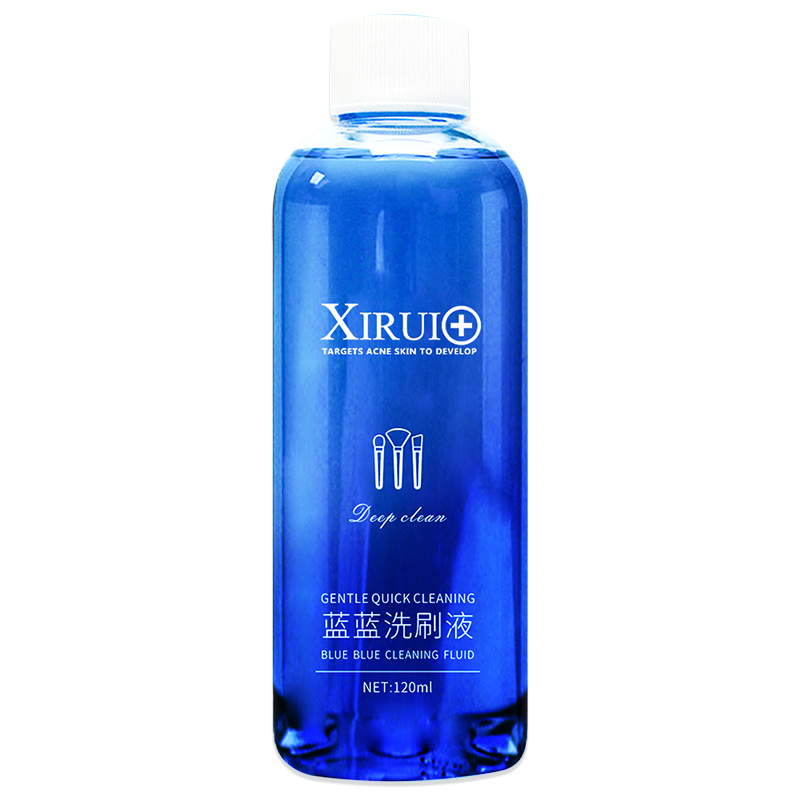 【汐瑞】专业化妆刷蓝蓝洗刷液120ml