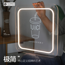 ins net red billboard acrylic neon light luminous character door head shop for custom neon led lamp glass sign