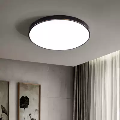 Ultra-thin all copper ceiling lamp LED simple modern bedroom lamp home American balcony aisle corridor round lamp