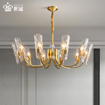 Original light lavish bronze chandelier main living room light 2021 New lamps postmodern minimalist atmospheric bedroom dining room lamp