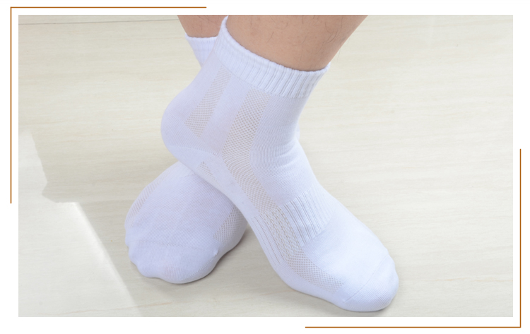 6 đôi vớ cotton nam kinh doanh nam và nữ khử mùi vớ ngắn cotton bốn mùa vớ khử mùi tất dài nam