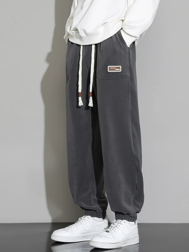 Мужские демисезонные утепленные штаны, спортивные удерживающие тепло повседневные брюки