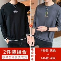 449 черный + 446 темно-серый