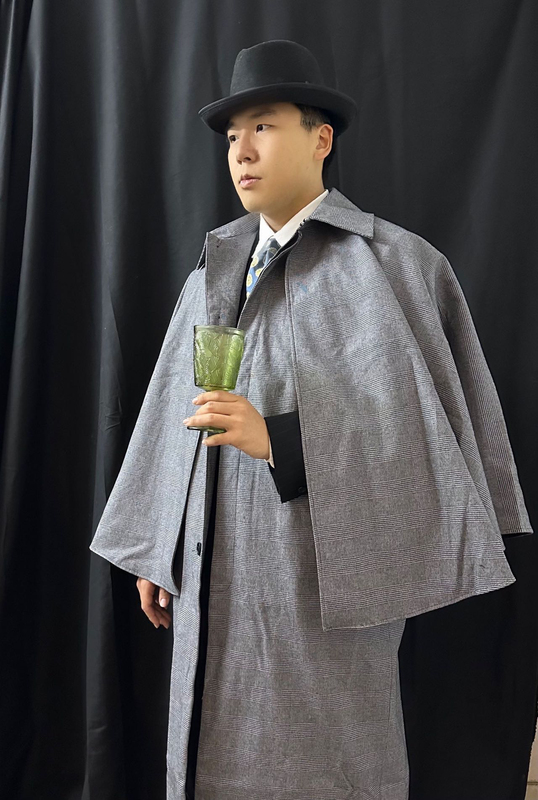 【1900S】Inverness Coat Cape Coat Two Return Coat Sherlock Holmes Coat