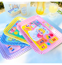 milkjoy sugar melamine tray cute cartoon cake plate dessert decoration plate ins Wind props storage