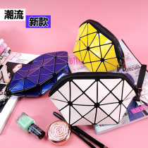 Korean soft girl portable mini little lady portable makeup bag Simple handbag style small fresh retro clutch bag