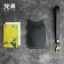 Thẻ da xe buýt thủ công đặt da retro phim hoạt hình tàu điện ngầm thẻ gạo đặt sáng tạo truy cập thẻ bảo vệ bao gồm thủy triều dây đeo thẻ  Hộp đựng thẻ