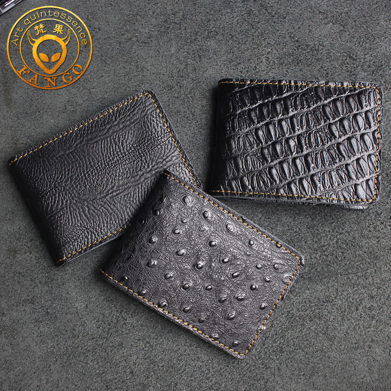 Handmade leather driver's license bag retro first layer cowhide crocodile pattern driver's license bag simple multi-function driver's license card bag