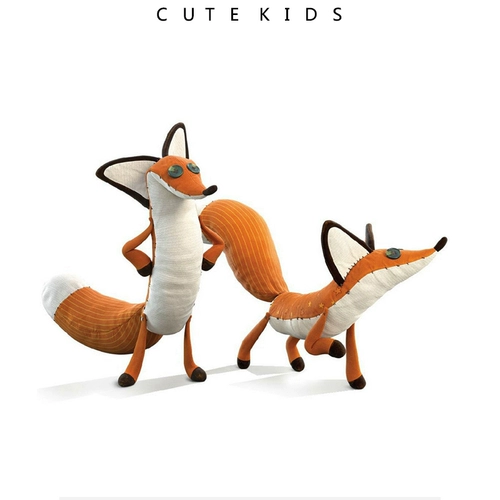 Тряпичная кукла, подушка, плюшевая игрушка для утешения малышей, лиса, енот, подарок на день рождения