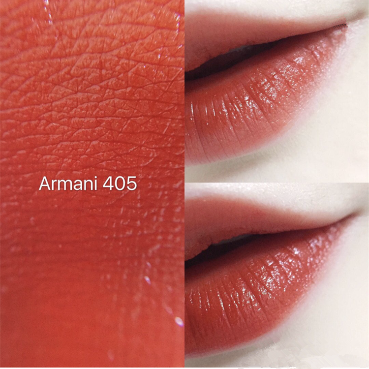 Counter 405 in stock Armani Armani Red Tube Velvet Matte Lip Gloss200 405 501 500