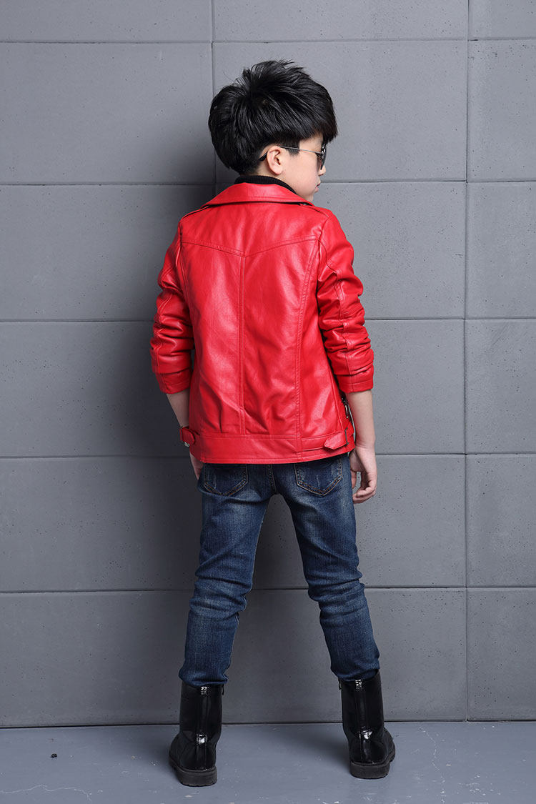Blouson enfant en cuir PU - Ref 2159612 Image 16