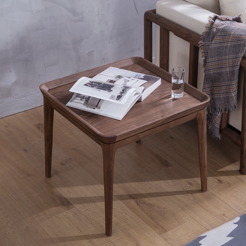 Zolitlin Black Walnut Wood Corner A Few Sofas Solid Wood Corner A Few Living Room Modern Minima Moving Corner A Few Light Lavish Tea Table